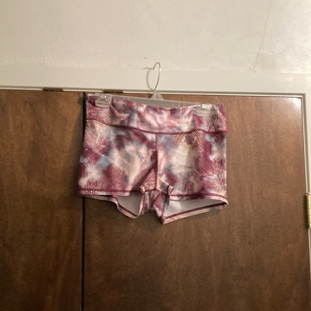 UGG pink and White Athletic Shorts with Elastic Waistband